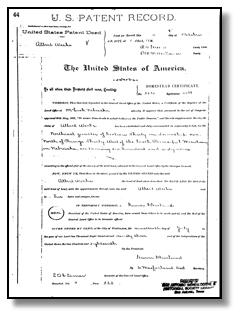 Albert Weeks homestead certificate no 2232